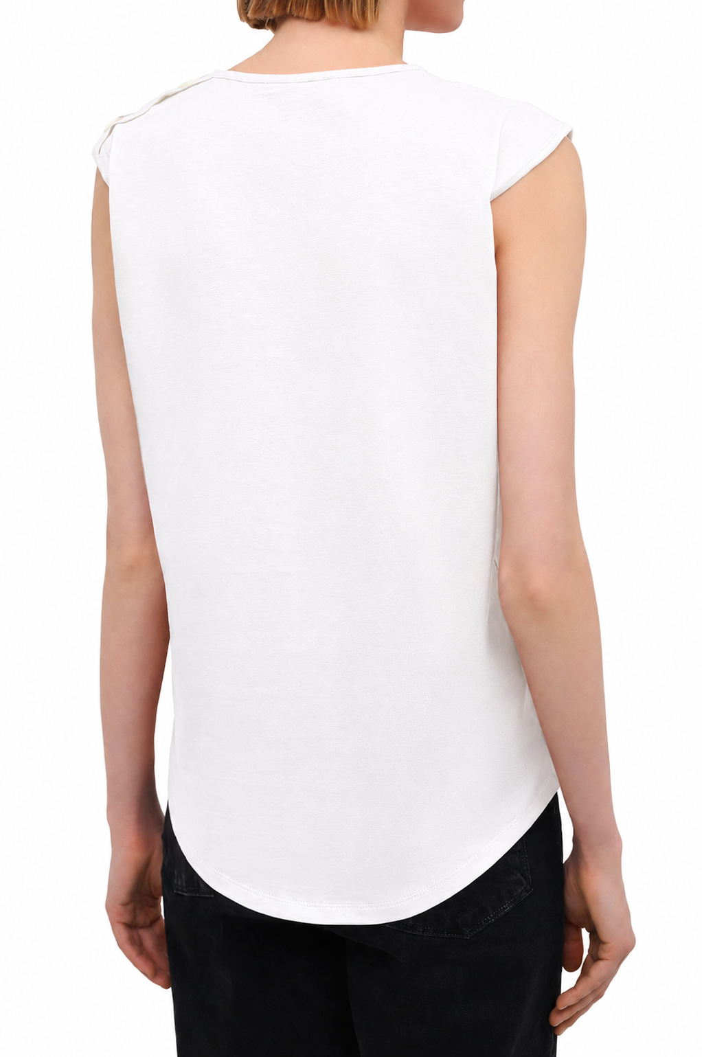 Balmain Woman White T-shirt & Top