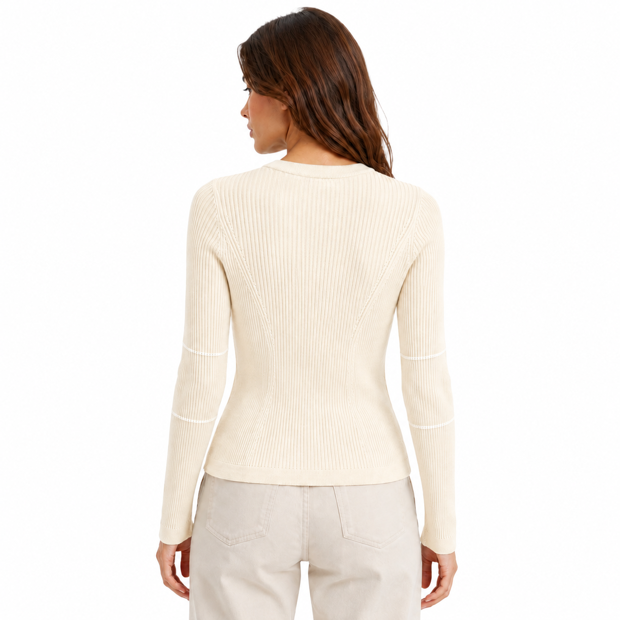 Parajumpers Cotton Sweater Bilal Cream — view 2