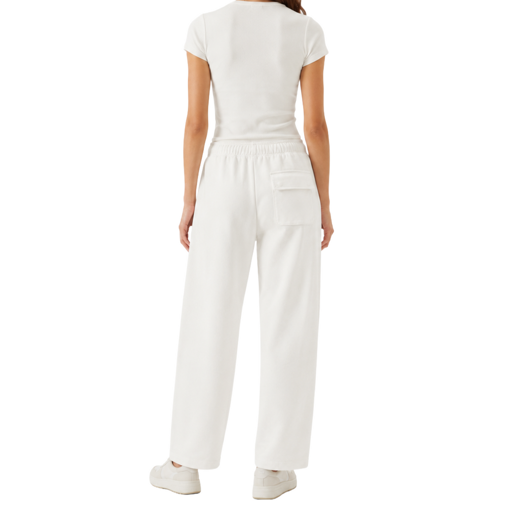 Parajumpers Cotton Trousers Dufet White — view 2