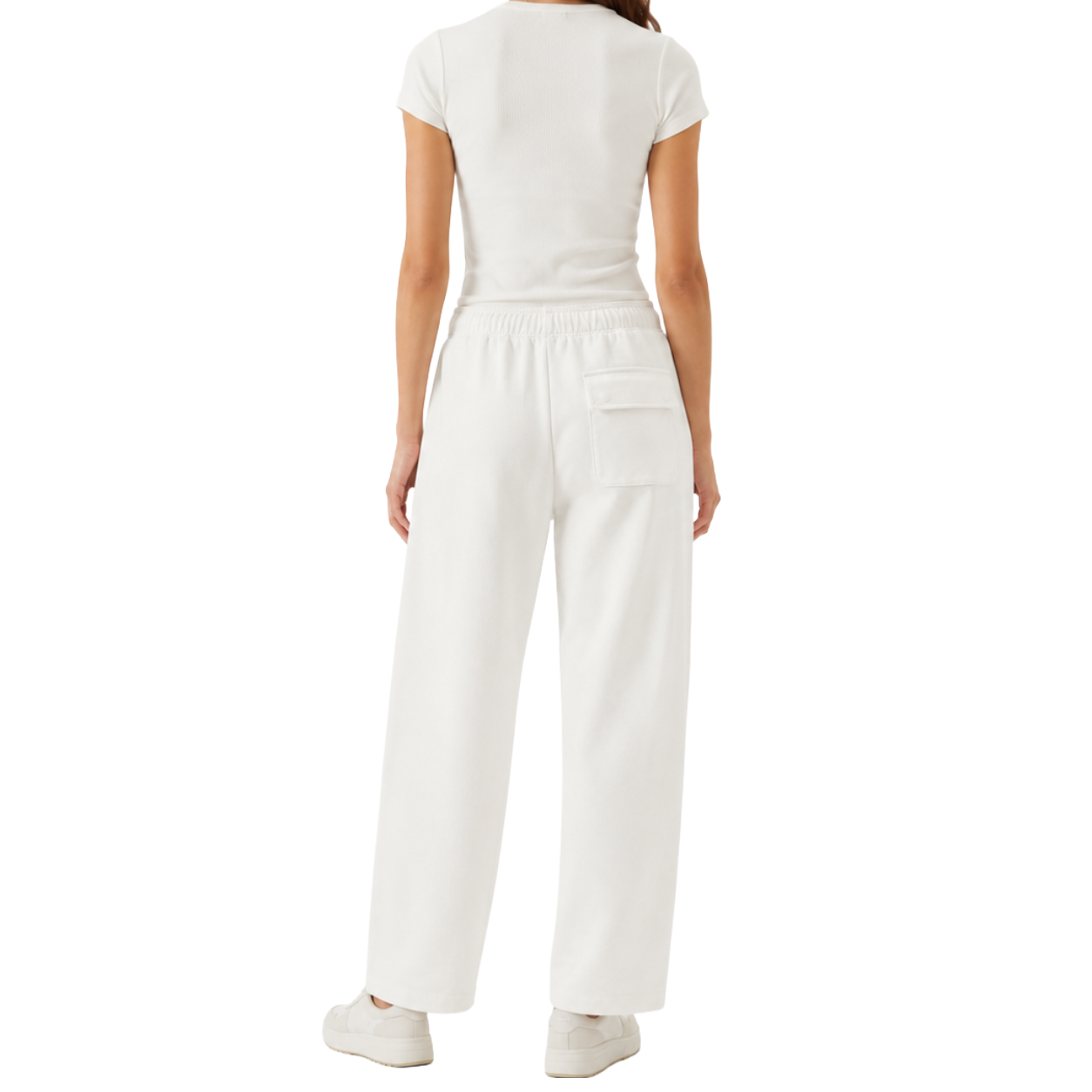 Parajumpers Cotton Trousers Dufet White — view 2