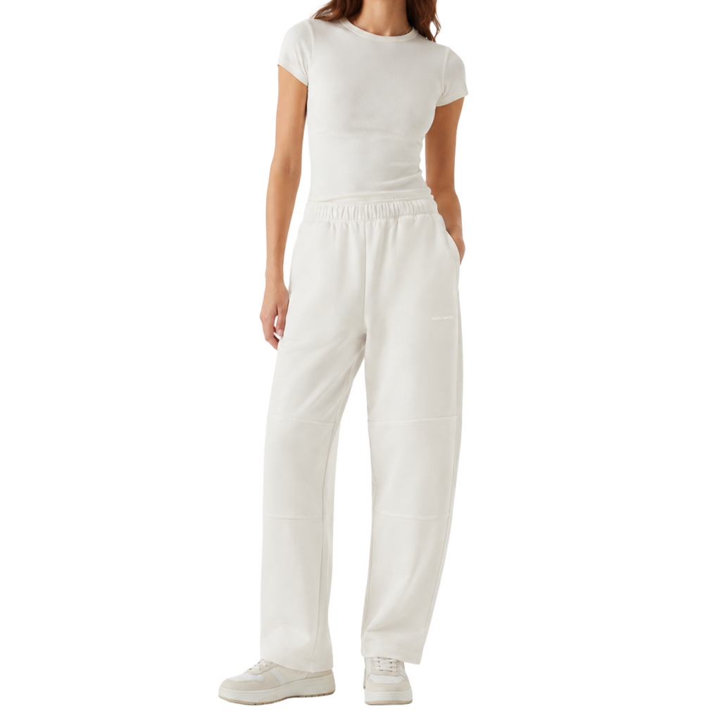 Parajumpers Cotton Trousers Dufet White