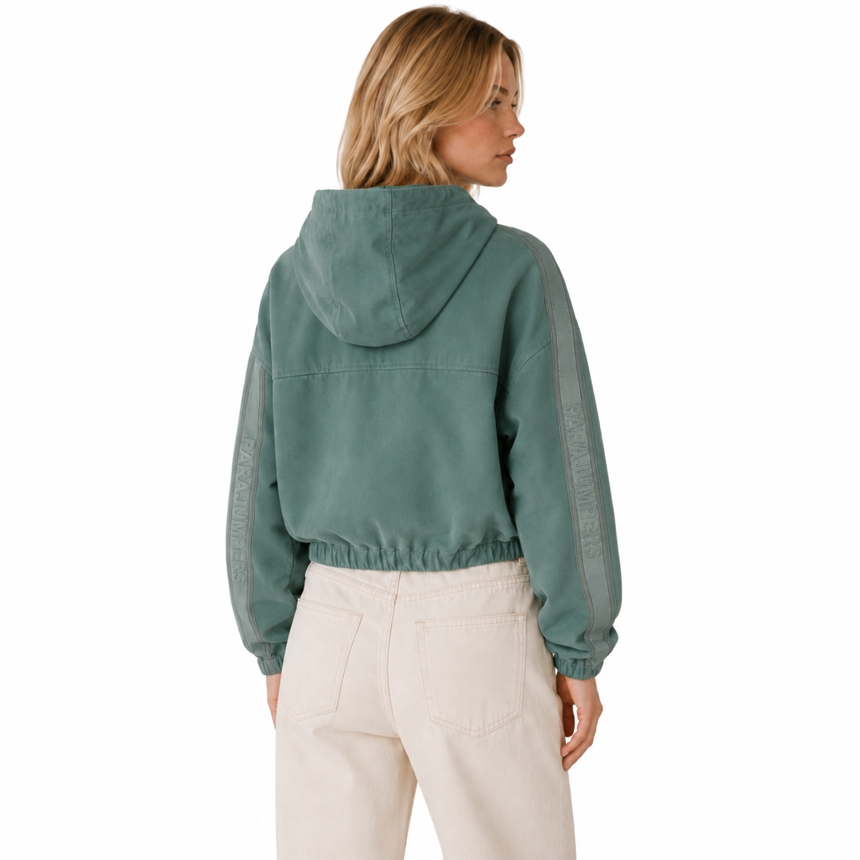 Parajumpers Cotton Sweatshirt Salvage Green — view 2