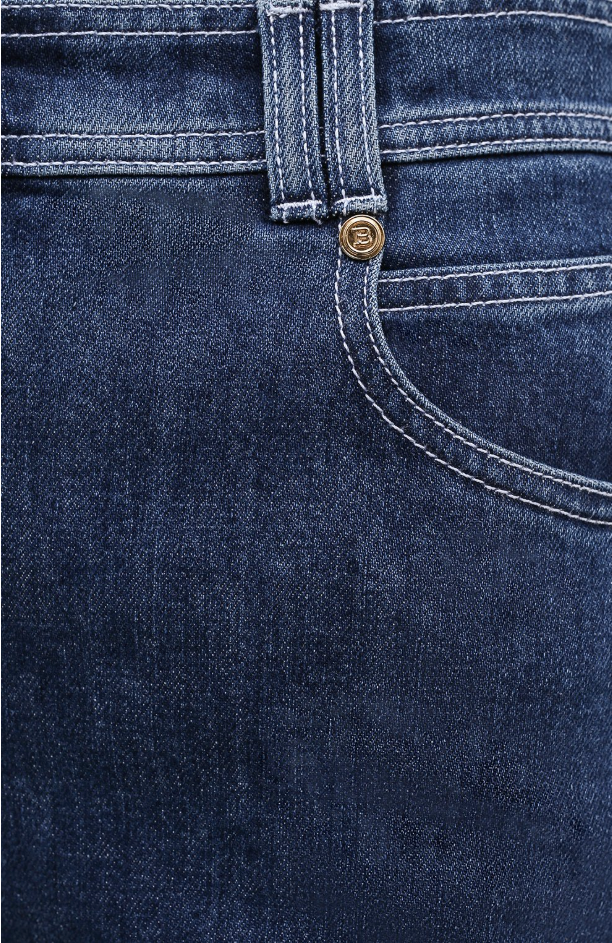 Balmain Woman Blue Jeans