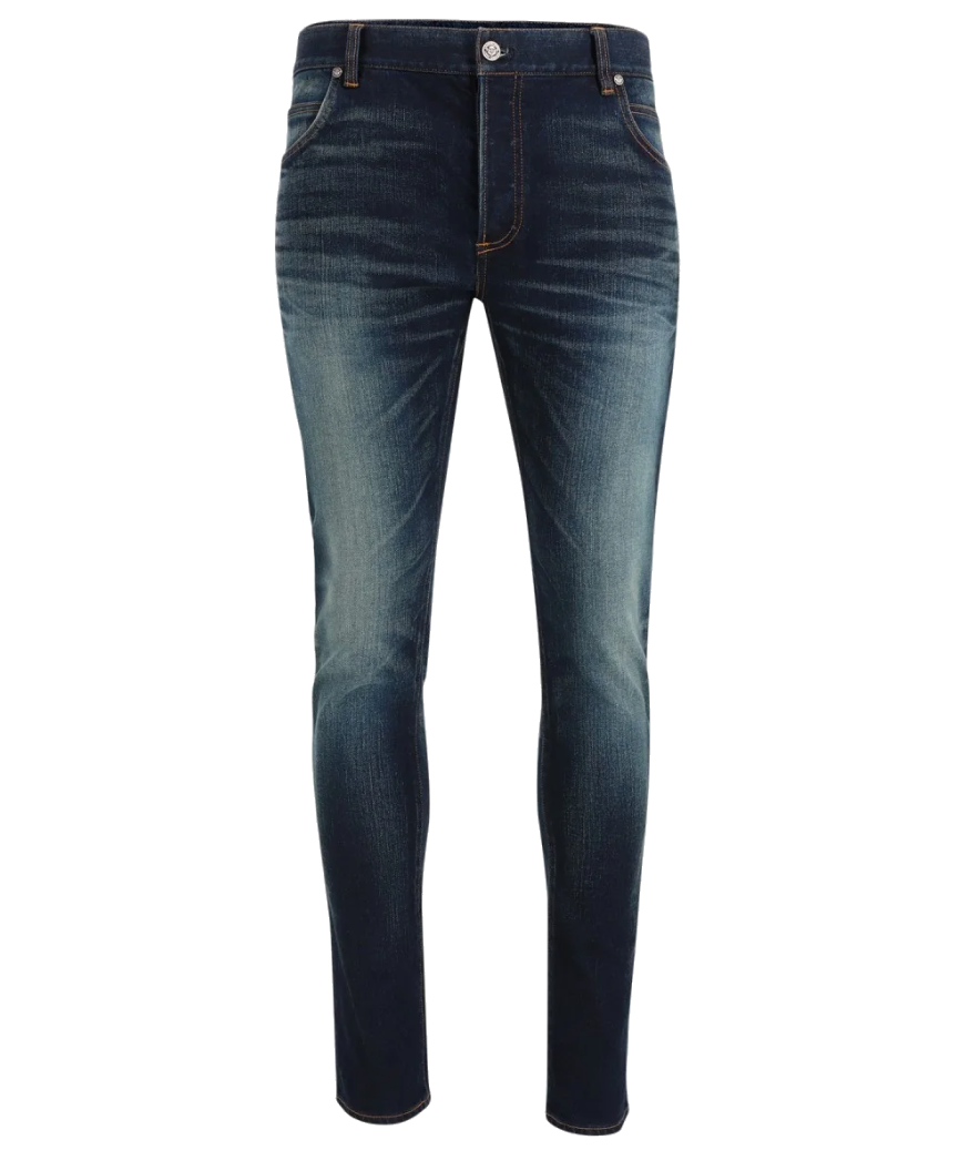 Balmain Woman Blue Jeans
