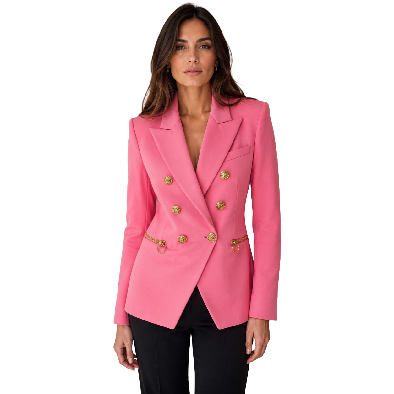 Balmain Blazer Doppiopetto Pink