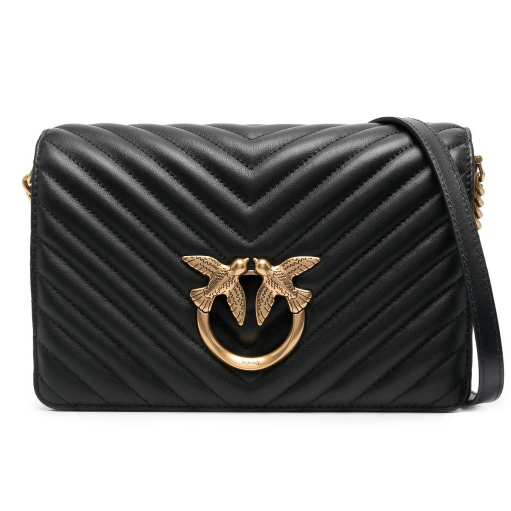 Pinko Woman Black Crossbody Bags