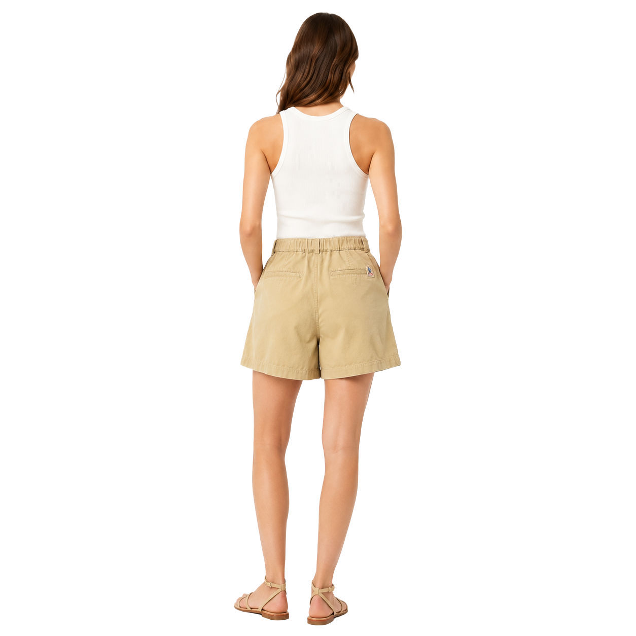 Parajumpers Cotton Short Albina Beige — view 2