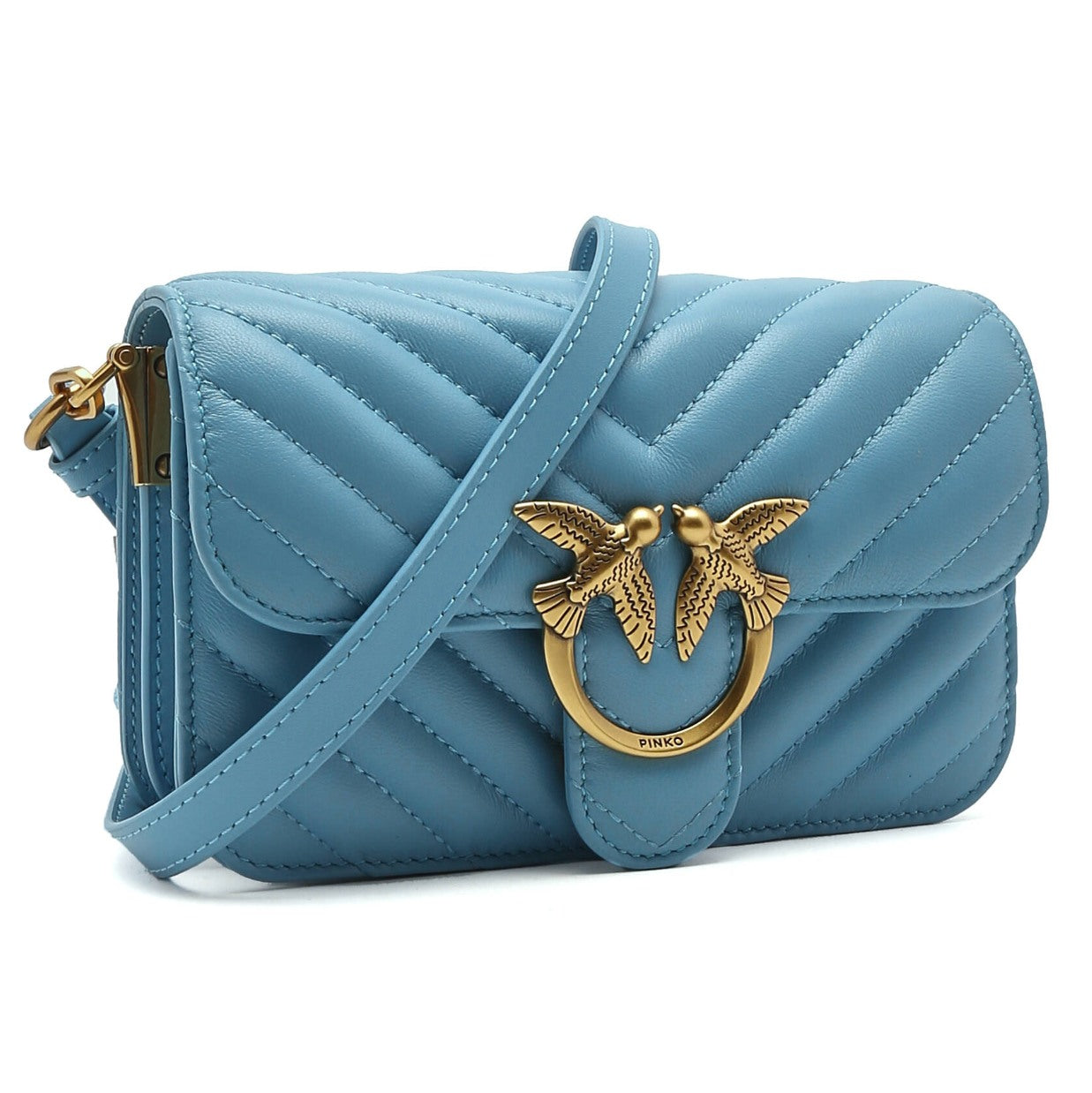 Pinko Woman Light Blue Crossbody Bags