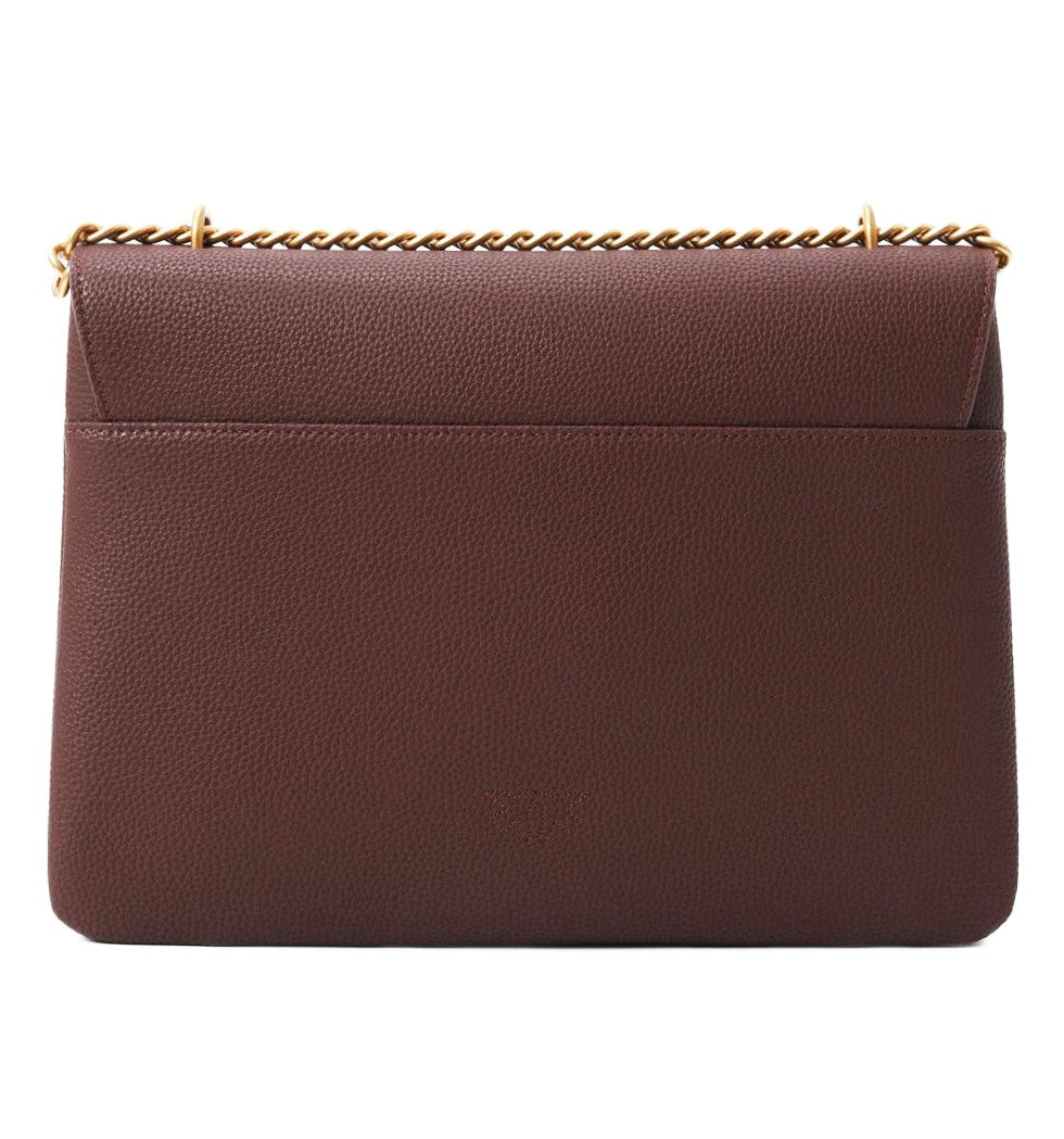 Pinko Calfskin Love One Soft Big Bag Gold — view 2