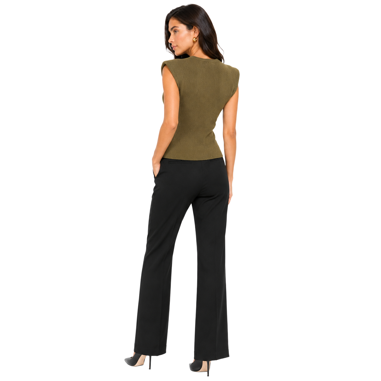 Balmain Woman Green T-shirt & Top