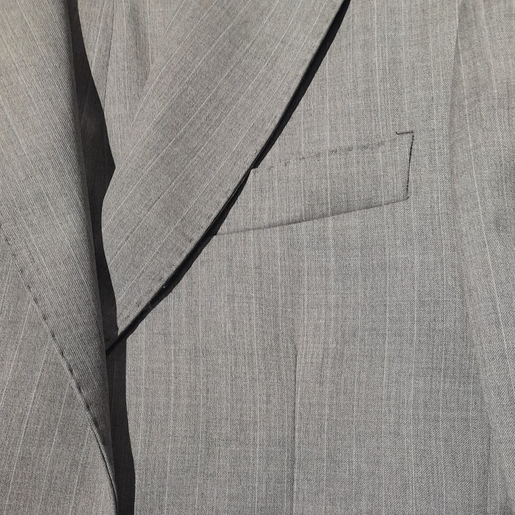Ermenegildo Zegna Suit Wool Pinstripe Grey — view 4