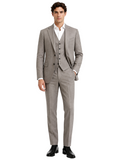 Ermenegildo Zegna Suit Wool Pinstripe Grey