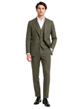 Ermenegildo Zegna Suit Wool Green Army