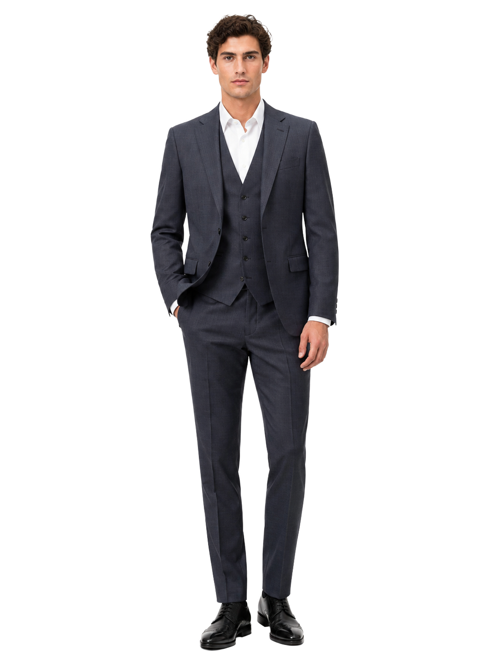 Ermenegildo Zegna Fabric Man Blue Suit