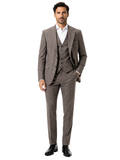 Ermenegildo Zegna Fabric Man Brown Suit