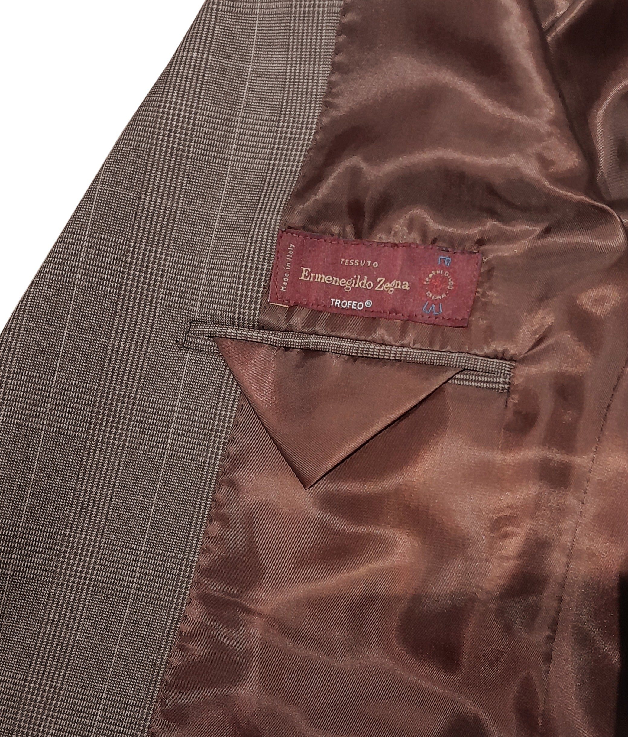 Ermenegildo Zegna Suit Wool Principe Galles — view 3