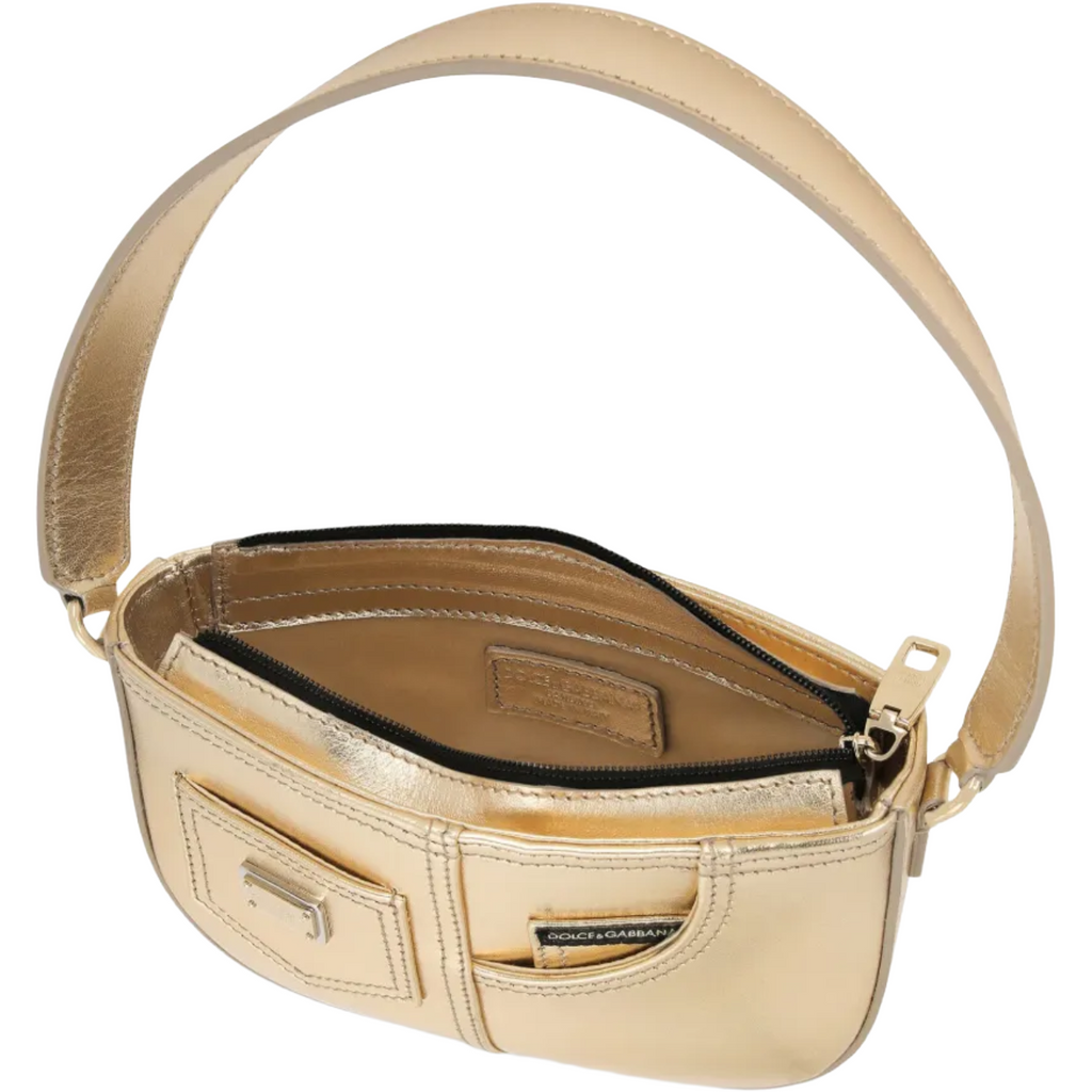 borsa a spalla oro