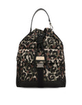 borsa a tracolla jacquard mimetica