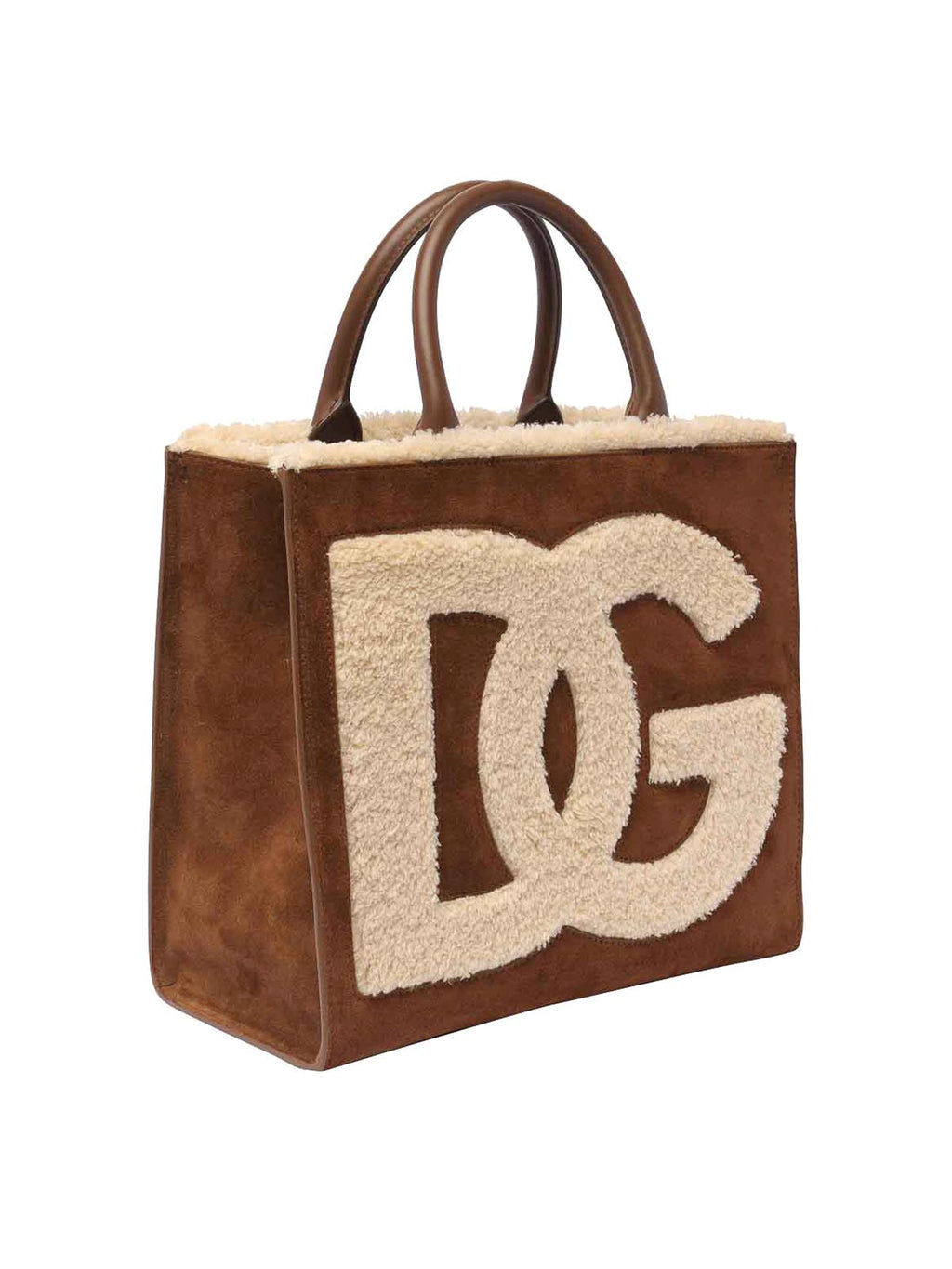 Borsa con logo in rilievo