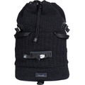 zaino nero in maglia