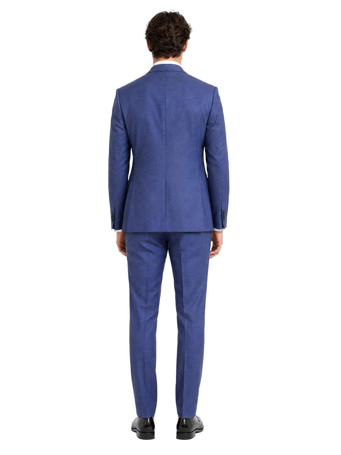 Completo lana blu royal