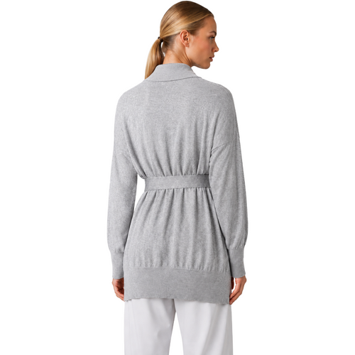 Alpha Studio Woman Cardigan Sciallato Granito Grey