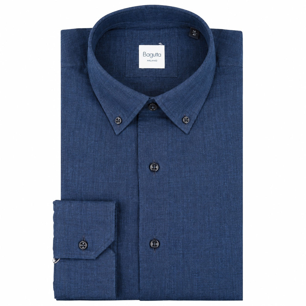 camicia button down royal