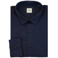 camicia collo gani navy