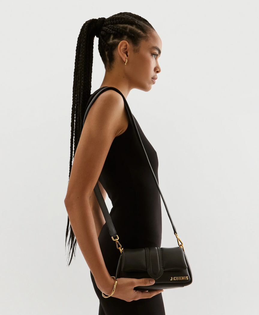 Jacquemus Woman Petit Bambimou Crossbody Bags Black