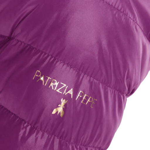 Patrizia Pepe Woman Down Jacket Leggero Quilted Purple