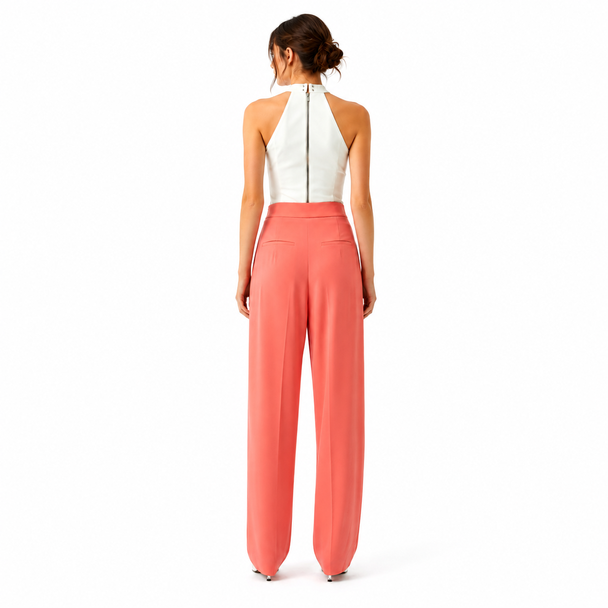 Patrizia Pepe Woman Trousers Racy Coral Pink