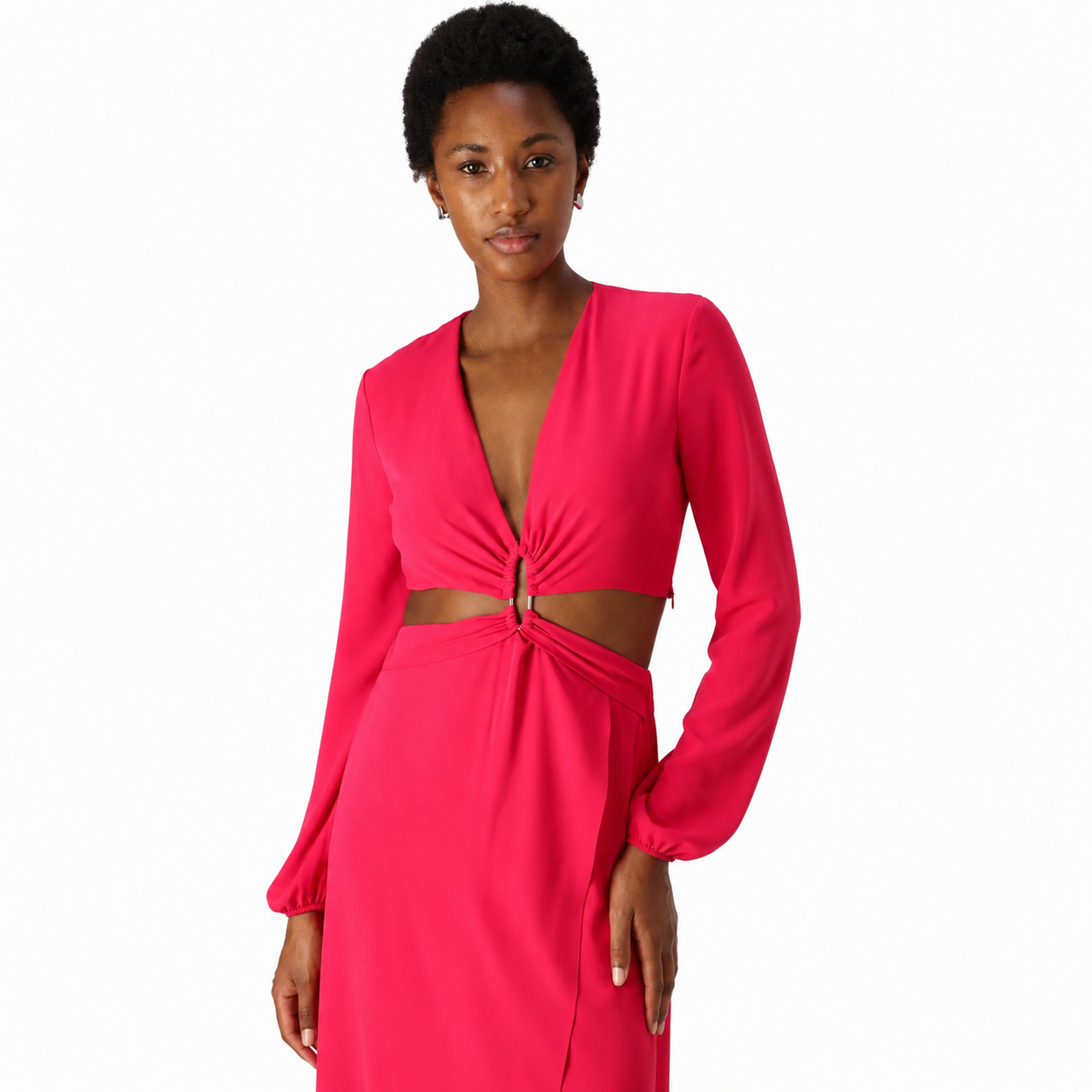 Patrizia Pepe Woman Dress Poison Orchid Fuchsia