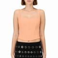 Patrizia Pepe Woman Top Golden Beige