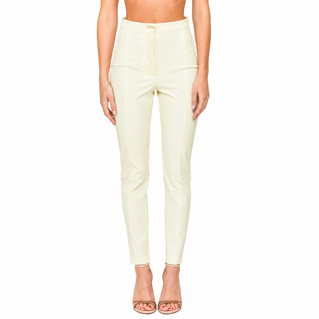 Patrizia Pepe Woman Trousers Coconut White Beige