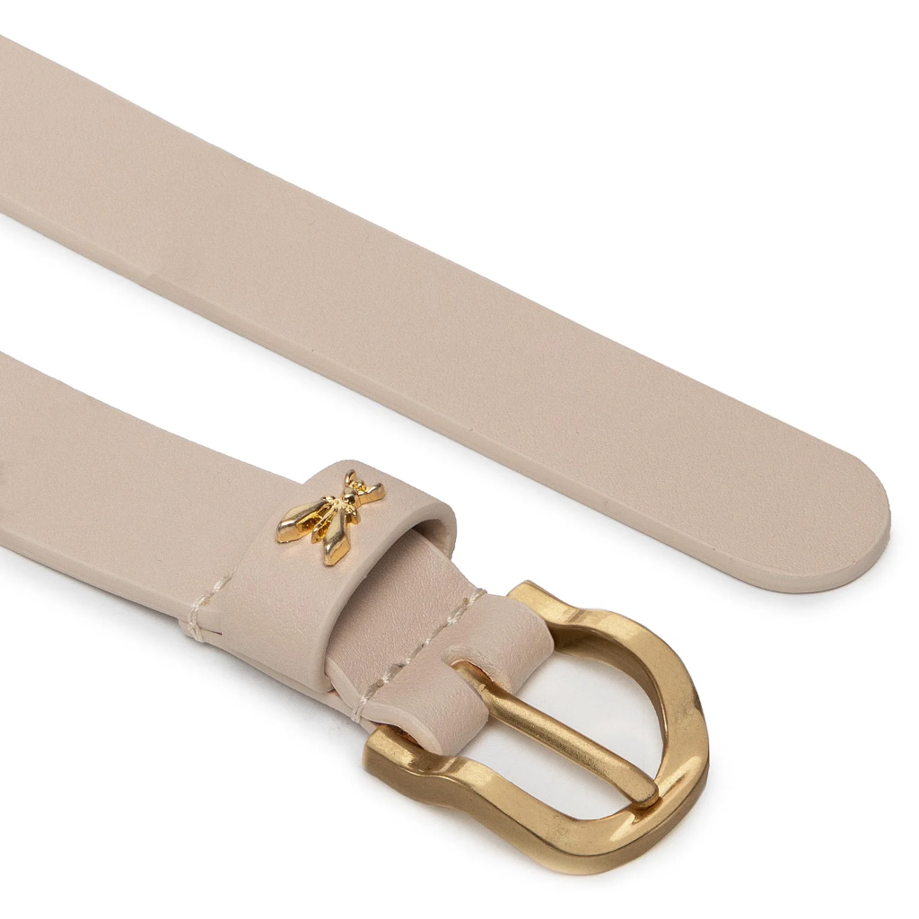 Patrizia Pepe Woman Belt Occhielli Metallici Beige