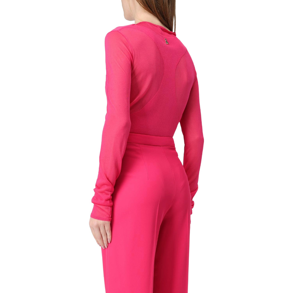 Patrizia Pepe Woman Bodysuit Fuchsia
