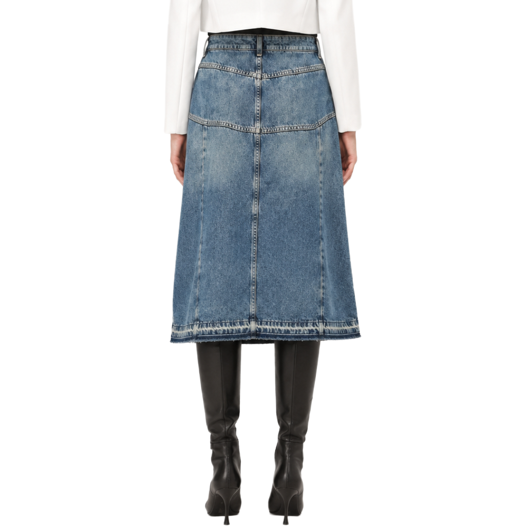 Patrizia Pepe Woman Skirt Denim Blue