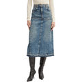 Patrizia Pepe Woman Skirt Denim Blue