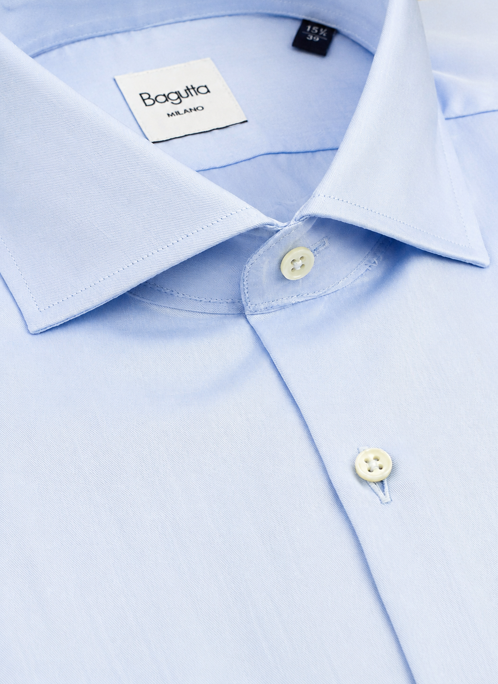 Bagutta Man Shirt Roberto Light Blue