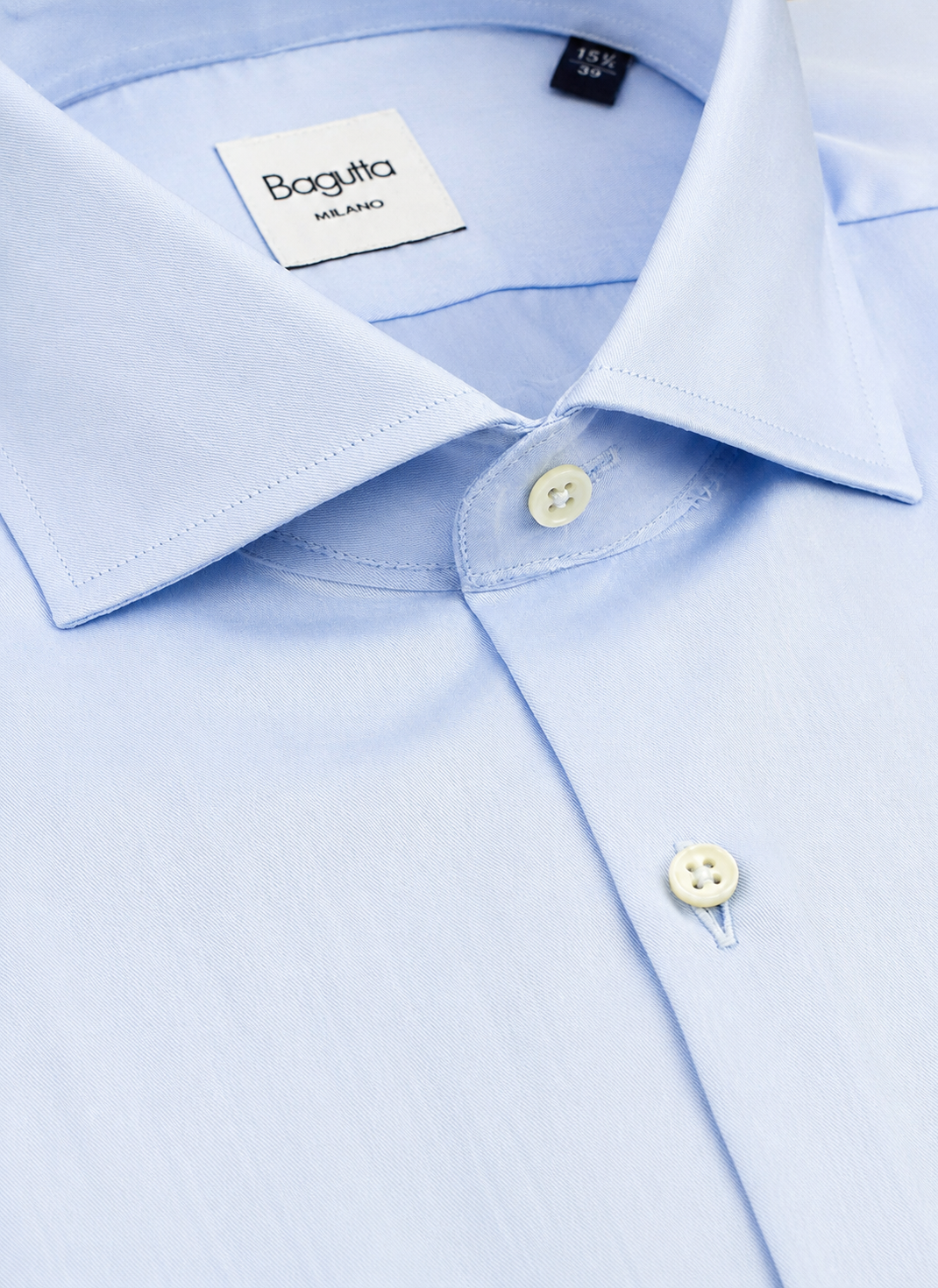 Bagutta Man Shirt Roberto Light Blue