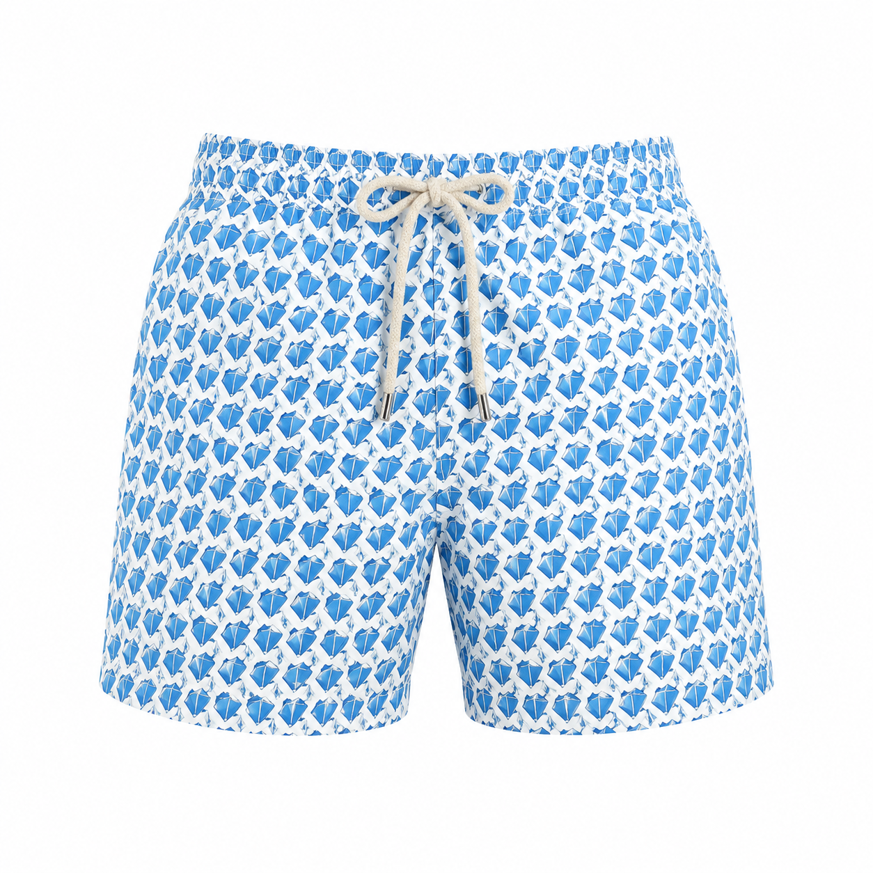 MC2 Saint Barth Man Swimsuit Stingray White