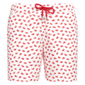 MC2 Saint Barth Man Swimsuit Picture Fish White