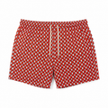 MC2 Saint Barth Man Swimsuit Patterned Penguin Red