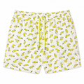 MC2 Saint Barth Man Swimsuit Patterned Alligator White