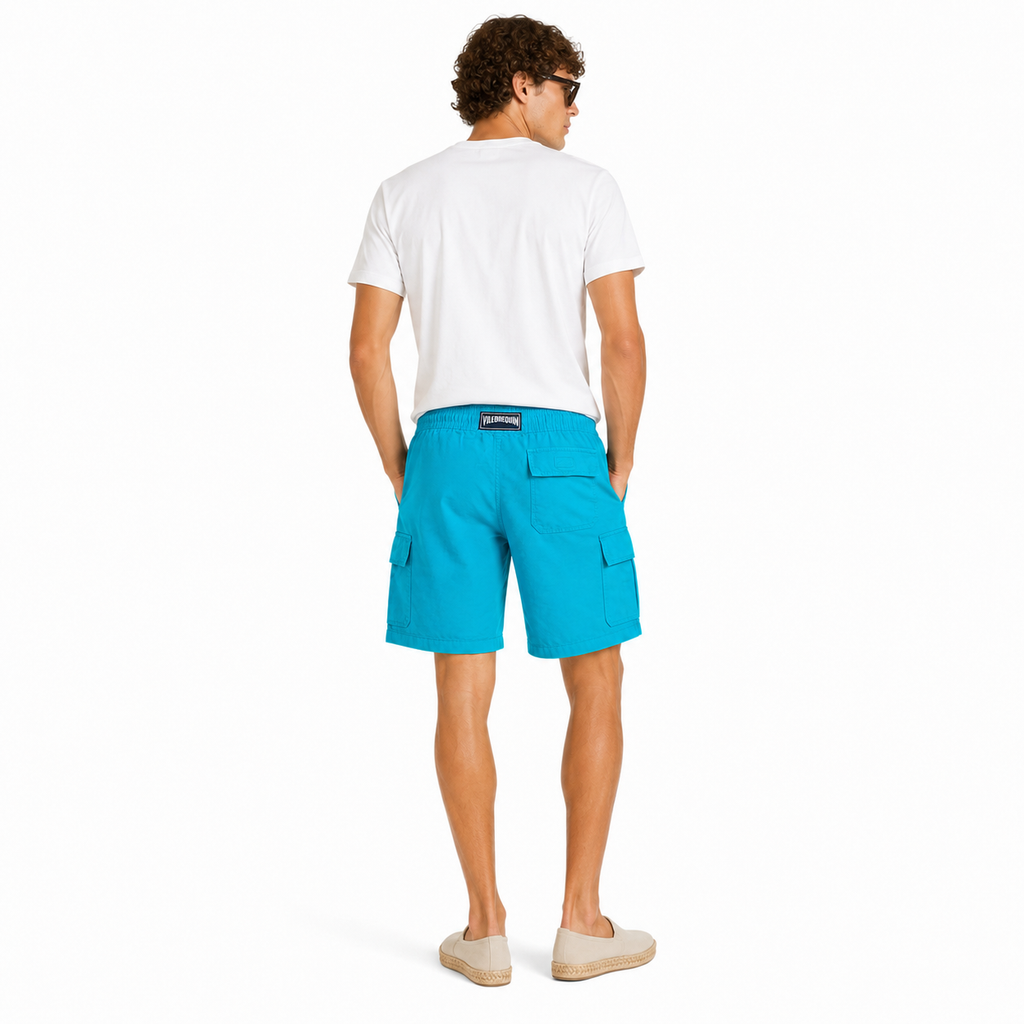 Vilebrequin Man Shorts Cargo Light Blue