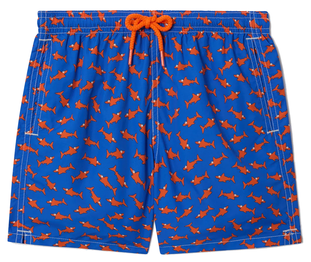 MC2 Saint Barth Man Swimsuit Flat Shark Blue