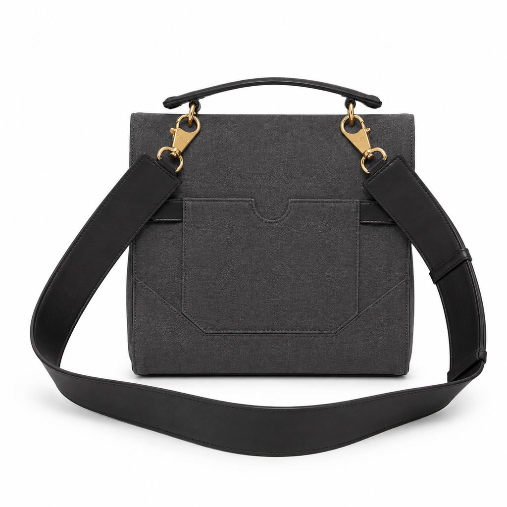 Balmain Woman b-buzz Handle Bag Tela Black