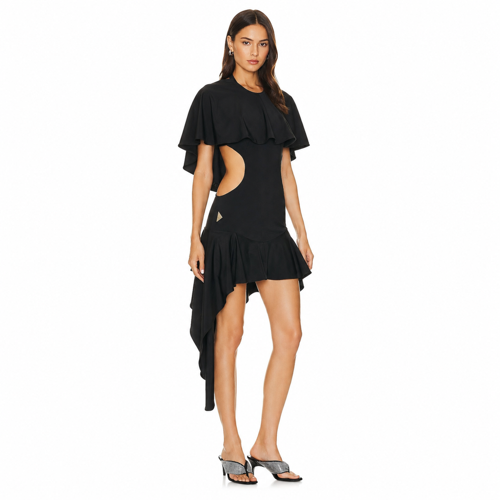 The Attico Woman Dress Coprispalle Black