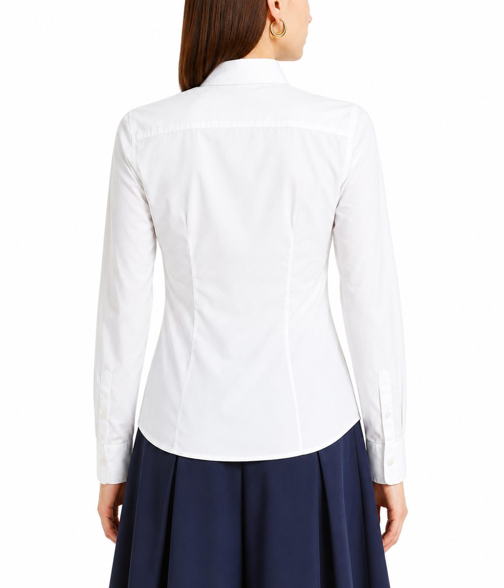 Bagutta Woman Shirt Blend Cotton White