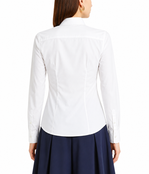 Bagutta Woman Shirt Blend Cotton White
